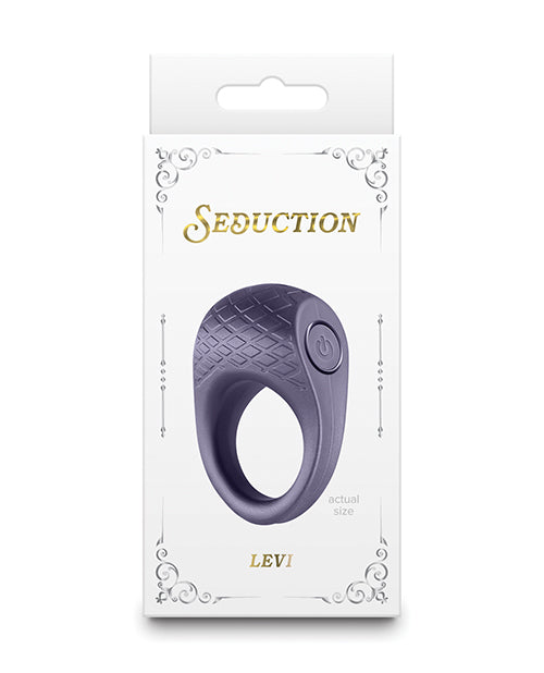 Seduction Seduction Levi Cock Ring - Metallic Grey
