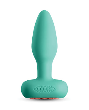 Techno Techno Prism App Controlled Rotating &amp; Vibrating Anal Plug - Teal - Image 3