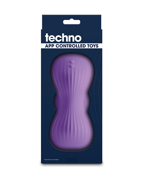 Techno Techno Trap App Controlled Vibrating Grinding Pad - Purple - Image 2