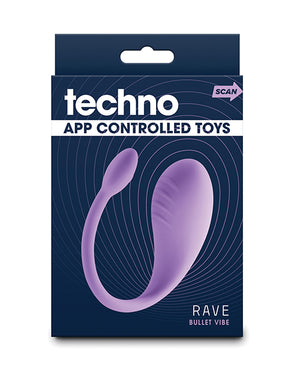 Techno Techno Rave App Controlled Kegel Vibrator - Purple