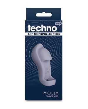 Techno Techno Molly App Controlled Finger Vibe - Gray