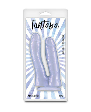 Fantasia Fantasia Double Trouble Dildo - Azure