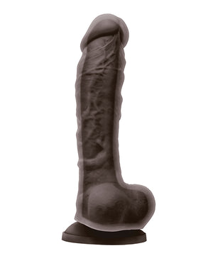 Colours Colours Dual Density 8" Dildo - Dark Brown - Image 2
