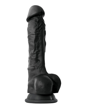 Colours Colours Pleasures 7" Dong w/Balls &amp; Suction Cup - Black - Image 2