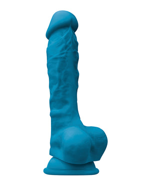 Colours Colours Pleasures 7" Dong w/Balls &amp; Suction Cup - Blue - Image 2