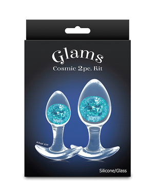 Cosmic Glams Cosmic Glams 2 pc Plug Kit - Blue