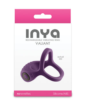 Inya INYA Valiant Cock &amp; Ball Vibe - Berry