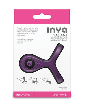 Inya INYA Valiant Cock &amp; Ball Vibe - Berry - Image 4