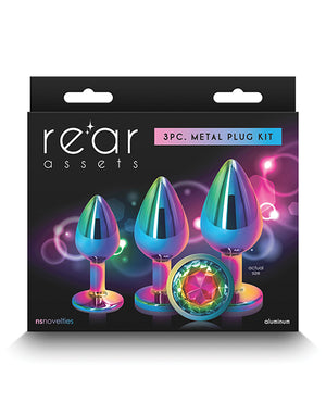 Rear Assets Rear Assets Rainbow Gem Anal Trainer Kit - Multi Color - Image 3