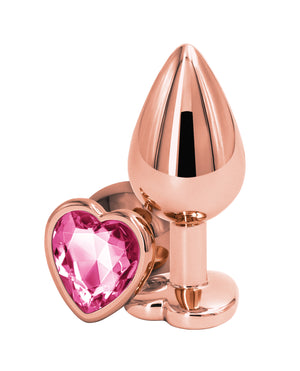 Rear Assets Rear Assets Rose Gold Heart Medium - Pink