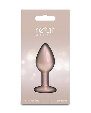 Rear Assets Rear Assets Small w/Clear Gem - Iridescent Champagne - Image 4