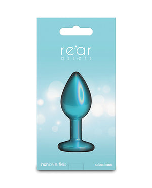 Rear Assets Rear Assets Small w/Teal Gem - Iridescent Teal - Image 4