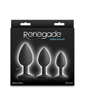 Renegade Renegade Triple Ace Anal Kit - Black