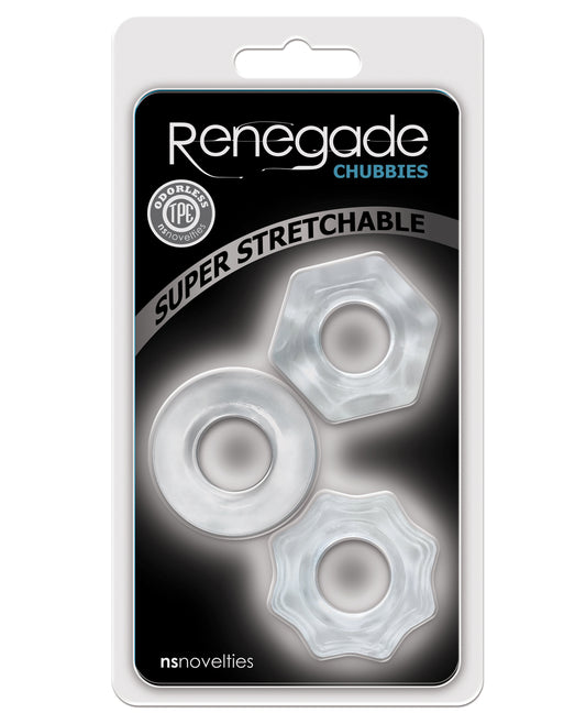 Renegade Renegade Chubbies 3 pack - Clear