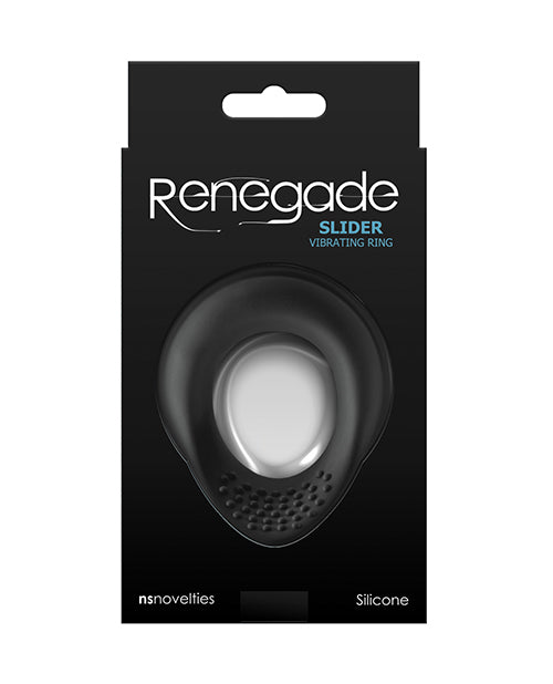 Renegade Renegade Slider Vibrating Cock Ring - Black - Image 2