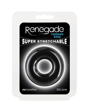 Renegade Renegade Fireman Cock Ring - Large Black
