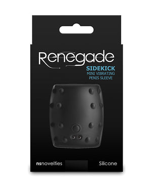 Renegade Renegade Sidekick Mini Vibrating Penis Sleeve - Black - Image 4