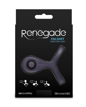 Renegade Renegade Valiant Vibrating Cock Ring - Gray - Image 4