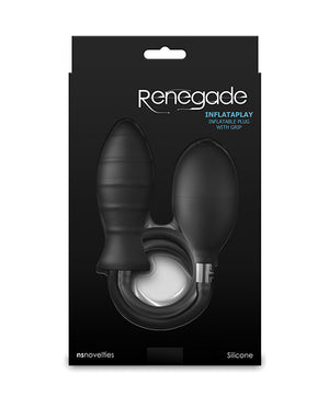 Renegade Renegade Inflataplay Inflatable Anal Plug - Black - Image 4