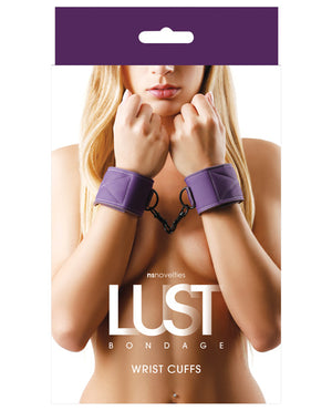 Lust Bondage Lust Bondage Wrist Cuffs - Purple