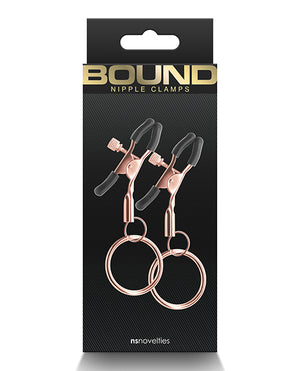 Bound Bound C2 Nipple Clamps - Rose Gold