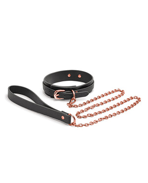 Bondage Couture Bondage Couture Collar &amp; Leash - Black - Image 2