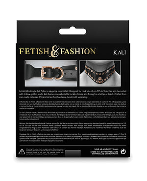 Fetish &amp; Fashion Fetish &amp; Fashion Kali Collar - Black - Image 2