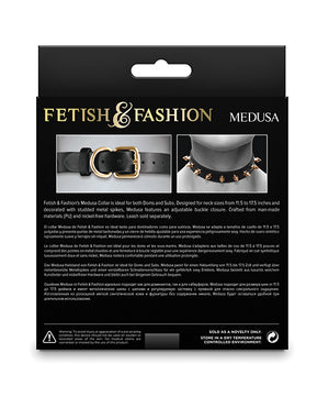 Fetish & Fashion Medusa Collar - Black - Image 3