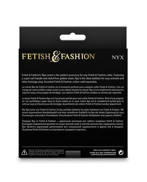 Fetish &amp; Fashion Fetish &amp; Fashion Nyx Leash - Black - Image 3