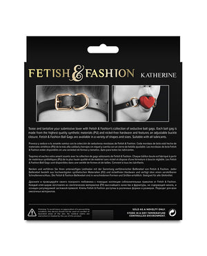 Fetish &amp; Fashion Fetish &amp; Fashion Katherine Ball Gag - Red - Image 3