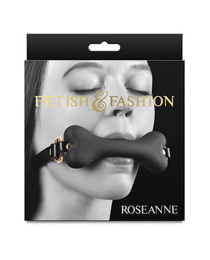 Fetish &amp; Fashion Fetish &amp; Fashion Roseanne Ball Gag - Black