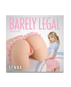 Barely Legal Barely Legal Senna Skirted Pussy &amp; Anal Stroker - White