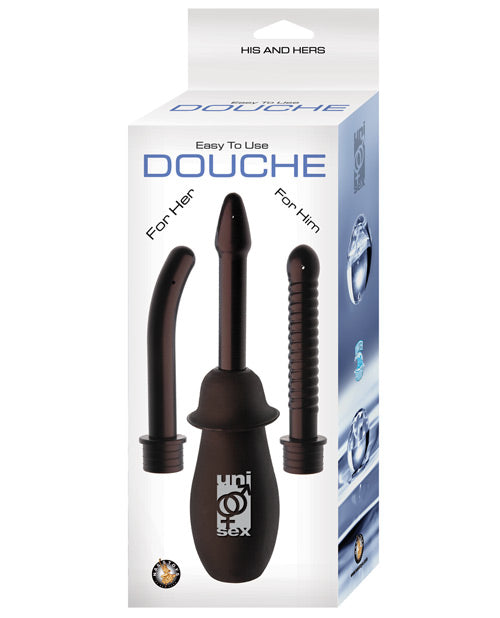 Nasstoys His &amp; Hers Easy To Use Douche - Black