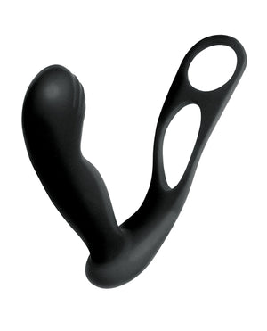 Butts Up Butts Up Prostate Massager w/Scrotum &amp; Cockring - Black - Image 3