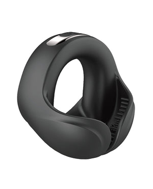 Nasstoys Cockpower Scrotum Hugger Cock Ring - Black - Image 3