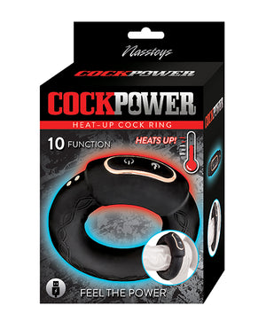 Nasstoys Cockpower Heat up Cock Ring - Black