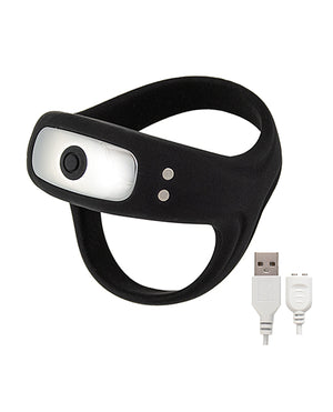 Nasstoys Cockpower Scrotum and Cock Ring - Black - Image 3