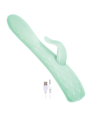 Goddess Goddess Heat-up &amp; Rotating Vibrator - Aqua - Image 3