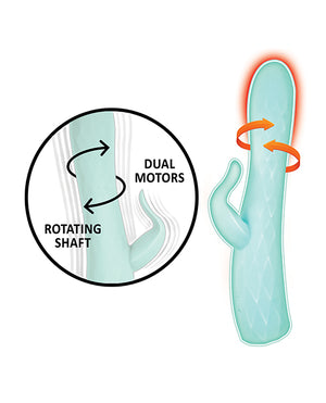 Goddess Goddess Heat-up &amp; Rotating Vibrator - Aqua - Image 4