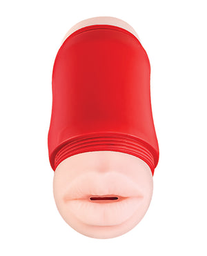 Nasstoys Delite Two Ways Mouth &amp; Vagina Masturbator - White - Image 2