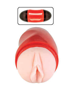 Nasstoys Delite Two Ways Mouth &amp; Vagina Masturbator - White - Image 3