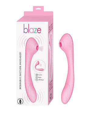 Blaze Blaze Bendable Suction Massager - Pink
