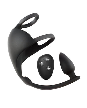 Magic Scrotum Massager Plus w/Remote Control - Black - Image 2