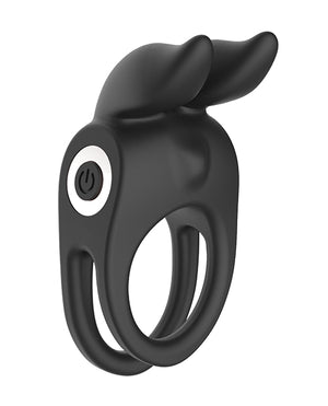 Nasstoys Enhancer Vibrating Rabbit C-Ring - Black - Image 2