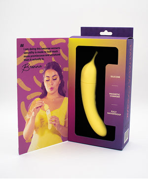Like A Kitten Natalie's Toy Box Banana Cream Air Pulse &amp; G-Spot Vibrator - Yellow - Image 3