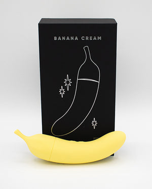 Like A Kitten Natalie's Toy Box Banana Cream Air Pulse &amp; G-Spot Vibrator - Yellow - Image 5