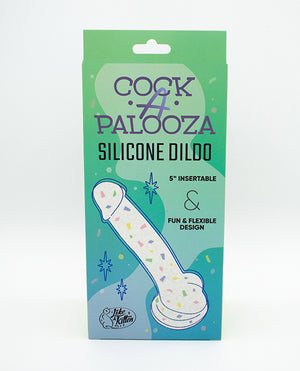 Like A Kitten Natalie's Toy Box Cock-A-Palooza Confetti Silicone Suction Dildo - Image 4