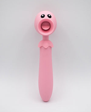 Like A Kitten Natalie's Toy Box Lick n' Stick Clit Flicker &amp; G-Spot Vibe - Pink - Image 2