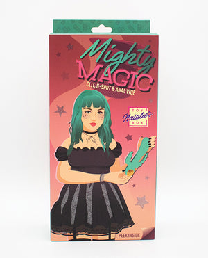 Like A Kitten Natalie's Toy Box Mighty Magic Clit, G-Spot &amp; Anal Vibrator - Aqua - Image 3