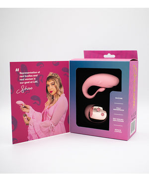Like A Kitten Natalie's Toy Box Orcasm Remote Controlled Wearable Egg Vibrator - Pink - Image 5